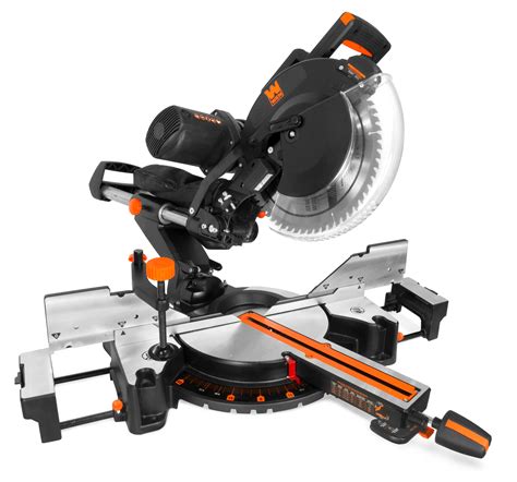 WEN 15 12 Inch Dual Bevel Sliding Compound Miter Saw With Laser