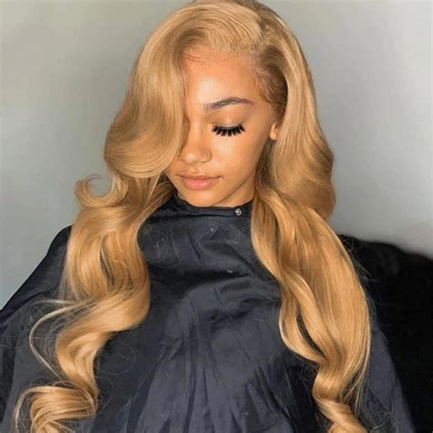 Honey Blonde Lace Front Wig Human Hair 13x4 Honey Blonde Hd Lace Front