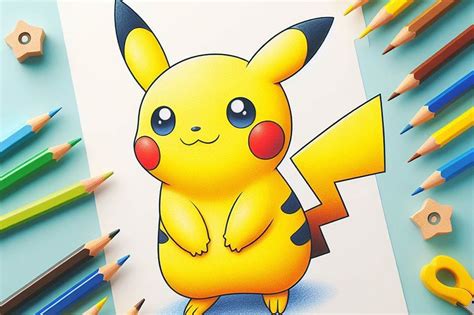 Pikachu Coloring Sheet