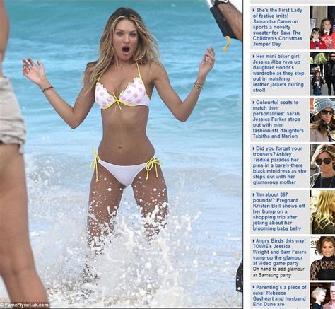 Candice Swanepoel Exibe Barriga Negativa Sem Retoques Em St Barts