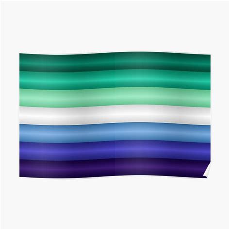 Mlm Pride Flag Poster For Sale By Novotnydesigns Redbubble