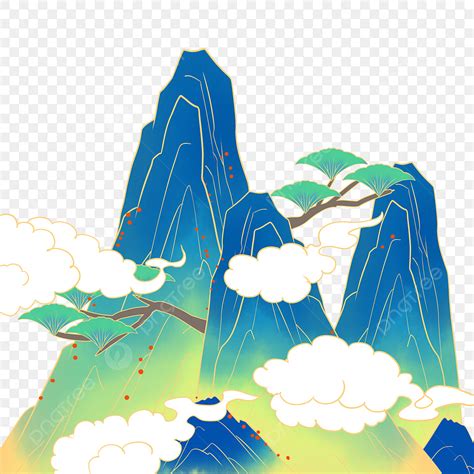 Auspicious Clouds PNG Transparent Chinese Style Landscape Auspicious