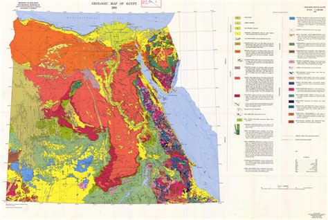 Geological Map Of Egypt R MapPorn