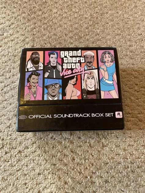 GRAND THEFT AUTO Vice City Official Soundtrack CD Boxset Rare Item