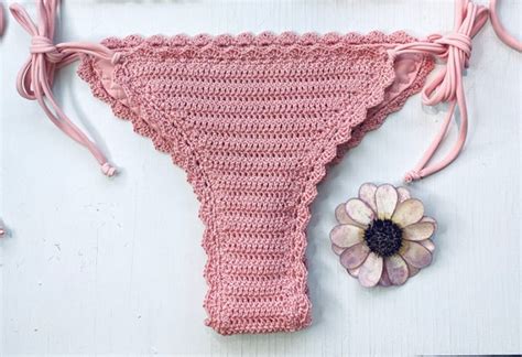 Crochet Craft Supplies Tools Granny Crochet Bikini Top And Brazilian Bottom PDF File For