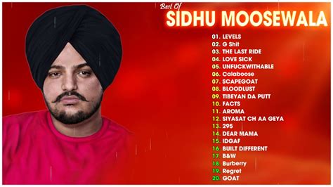 Sidhu Moose Wala Jukebox Sidhu Moose Wala All Songs