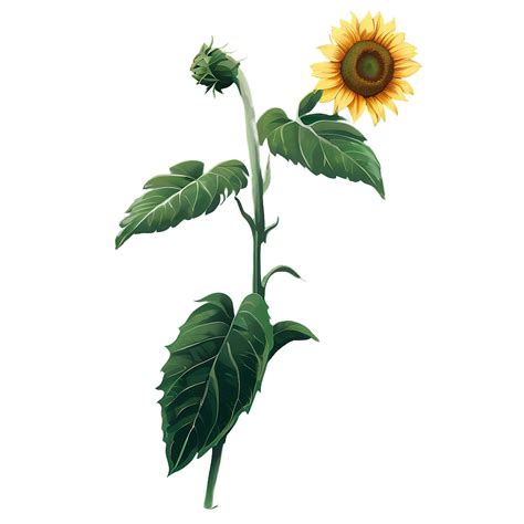 Download Hand Drawn Sunflower Png 05252024