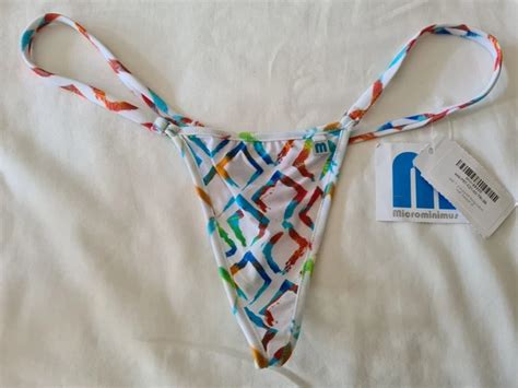 New Wicked Weasel Pick A Print Sheer Vision Bikini Bottom Medium