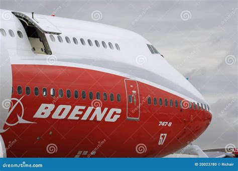 Boeing 747 8 At Paris Air Show Editorial Image Image Of Orders