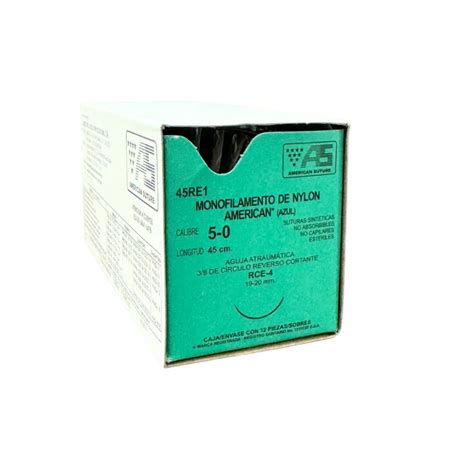 Sutura De Nylon Monofilamento American Suture Caja Con 12 MedartMX