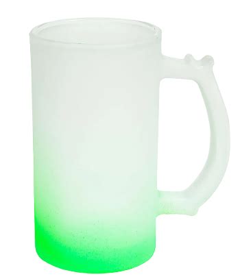 Caneca De Chopp Jateada Fundo Neon Verde Ml Sublima Brasil