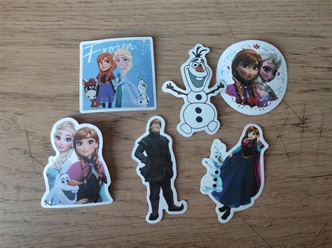 Du Y Zestaw Naklejki Kraina Lodu Frozen Elsa Anna Szt Bemisie