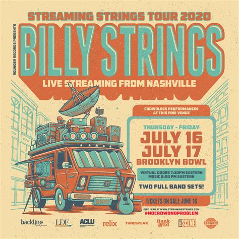 Billy Strings Live Streaming from Nashville | Brooklyn Bowl