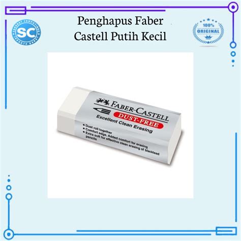 Jual Penghapus Eraser Faber Castell Putih Kecil Shopee Indonesia