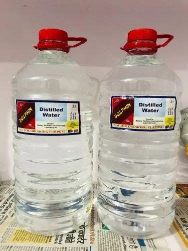 Pet Dolphin Distilled Water For Battery Packaging Size Litre At Rs