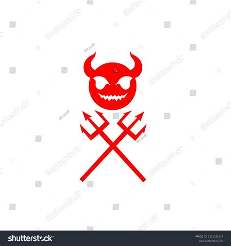 Illustration Vector Graphic Devil Head Illustration Stock Vector ...