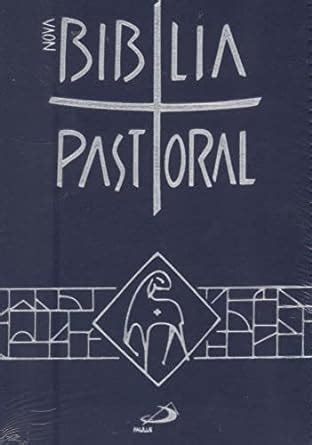 B Blia Pastoral M Dia Encadernada Azul Amazon Br