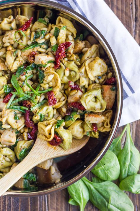 One Skillet Chicken Tortellini - Lovely Little Kitchen