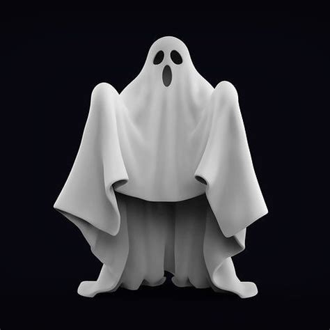 Ghost With Pre Supports 3d Model 3d Printable Cgtrader