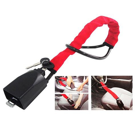 Anti Theft Car Steering Wheel Lock with Seat Belt Buckle - Free Shipping Worldwide - Kivaj