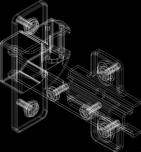 Hinge Type E2 Dwg Block For Autocad • Designs Cad