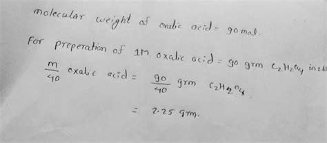 Molar Mass Of Oxalic Acid Brylee Has Frederick