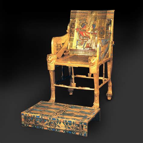 Archaeology Art On Twitter Gold Throne Of Tutankhamun Egypt 3300