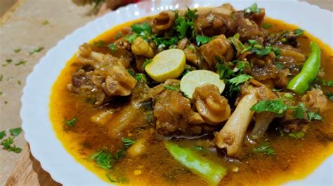 Mutton Paya Recipe Ll Goat Trotters Recipe Ll Lahori Mutton Paya Ll