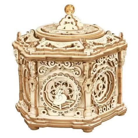 Характеристики DIY 3D сборка музыкальная шкатулка-головоломка ...