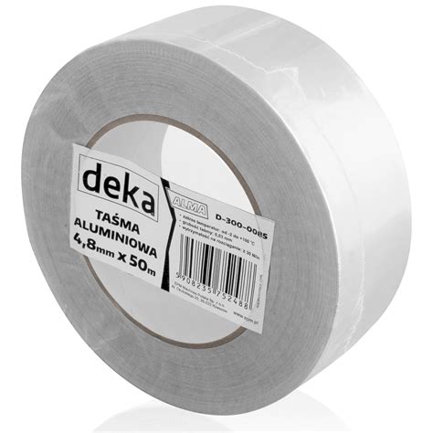 Banda Adeziva Deka Aluminiu 48 Mm X 50 M Argintiu EMAG Ro