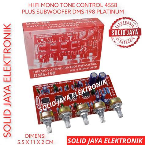 Jual Tone Control Mono Subwoofer Parametric Dms Dms Dms Kit