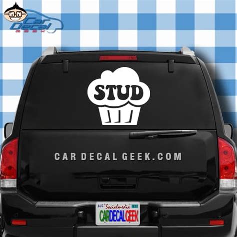 Stud Muffin Car Window Laptop Wall Decal Sticker