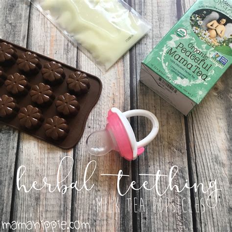 Herbal Teething Milk Tea Popsicles Mama Hippie