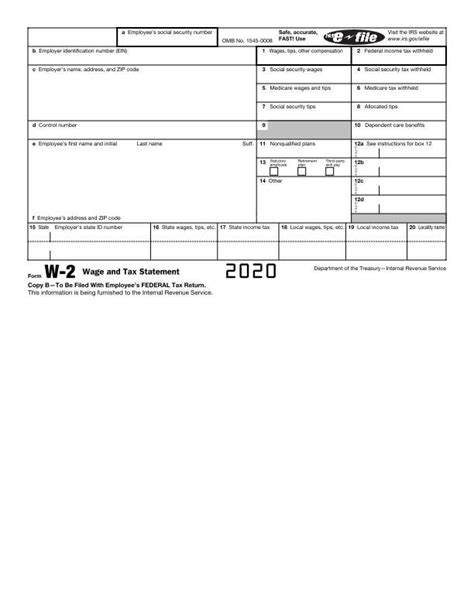 W2 Form 2022 Printable