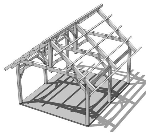 A 19×22 Framing Plan And Diy Blueprints For A Garage Carport Or