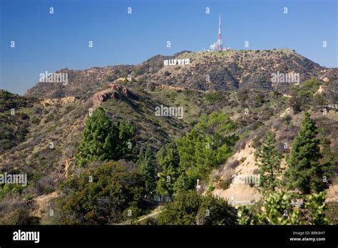 The Hollywood Sign From Griffith Observatory Los Angeles California