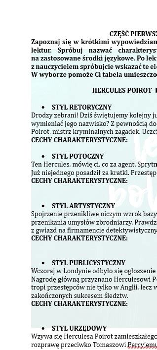 STYLE WYPOWIEDZI MATERIAŁ DLA UCZNIÓW KLAS 7 8 Złoty nauczyciel