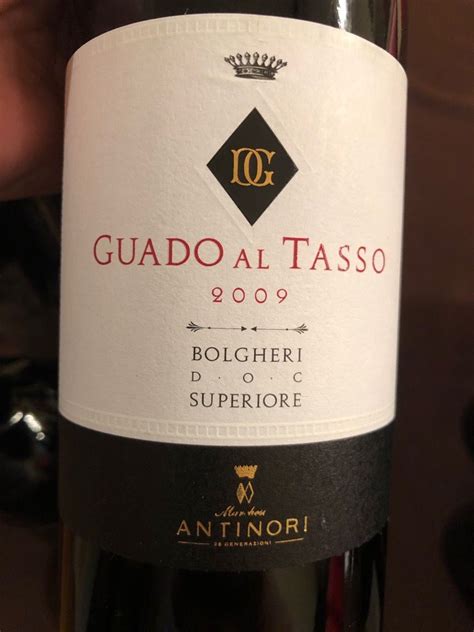 2009 Tenuta Guado Al Tasso Antinori Bolgheri Superiore Italy