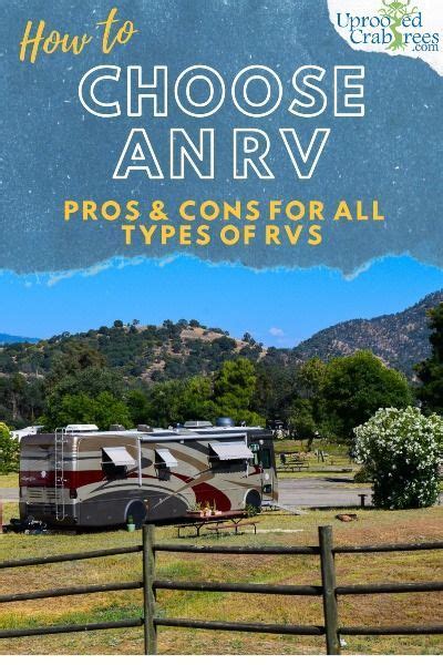 How To Choose An Rv Pros And Cons Of All Types Of Rvs Rv Travel