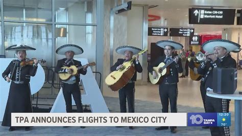 TPA announces nonstop flights to Mexico City starting this summer ...