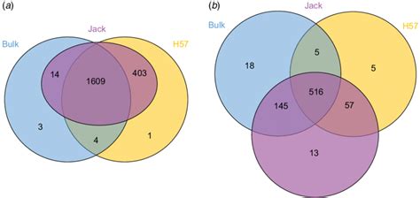 Venn Diagrams Of Bacterial And Fungal Operational Taxonomic Units