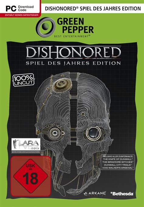 Dishonored Game Of The Year Edition Box Cover Art Mobygames