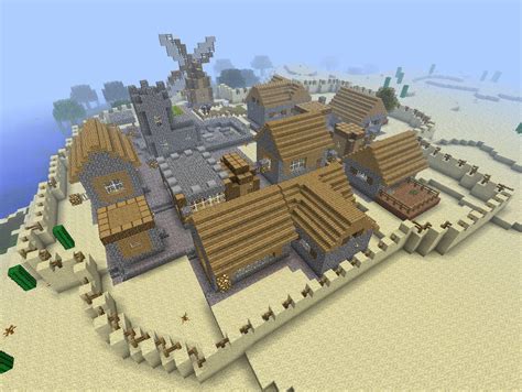 improved npc village minecraft map