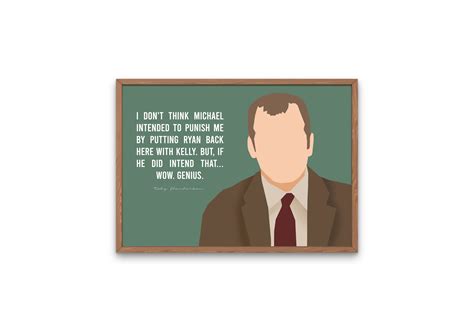 Toby Flenderson Minimal Art Poster With Funny Quote Funny Quotes