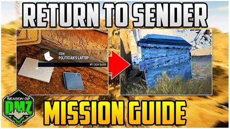 Return To Sender Mission Guide For Season 2 Warzone 2 0 DMZ DMZ Tips