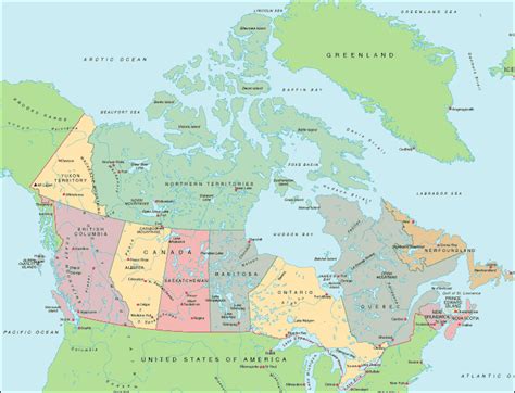 Å! 33+ Lister over Canada Map Provinces And Oceans? The pacific ocean ...