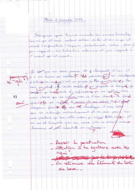 Corrections De Copies Les Annotations Des Enseignants Aident Elles