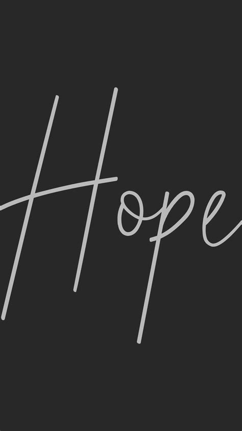 Download Hope Handwritten Wallpaper