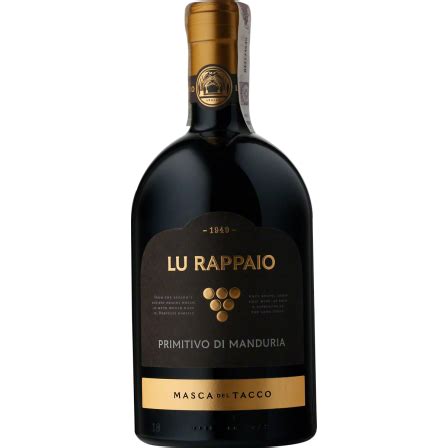 Wino Masca Del Tacco Lu Rappaio Primitivo Di Manduria Czerwone