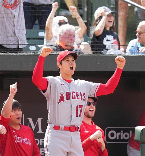 大谷翔平の俊足にオリオールズ脱帽、一塁マウントキャッスル「尊敬ものあり得ないくらい速い」 Mlb写真ニュース 日刊スポーツ